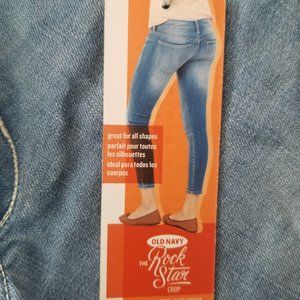 Old Navy Rockstar Crop Jeans size 4